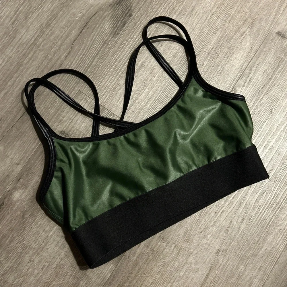 Noli Joli Sports Bra Hunter Green/Black